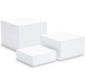 Exhibidores de Ropa Modernos de Plástico Blanco Independientes para Buffet, Precio de Fábrica 2025, Personalizables - Product Image 1