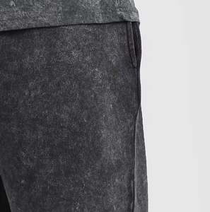 2025 Top Quality Plain Dyed Solid Color Acid Wash <b>Shorts</b> For Sale <b>Active</b> Wear Blank Quick Dry <b>Men</b> Acid Wash <b>Men's</b> <b>Shorts</b> - Product Image 4