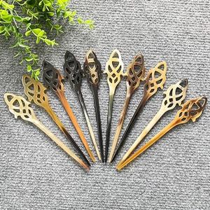 คำสำคัญแฮนด์เมดขัดควายฮอร์นอุปกรณ์เสริมผมส้อมแท่งปิ่นปักผมคลิปสำหรับเครื่องประดับผม Matiss จัดแต่งทรงผม - Product Image 3