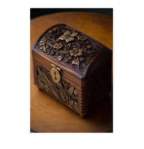 Boîtes de rangement avec logo personnalisé d'usine, meilleures ventes Vente en gros professionnelle d'emballages cadeaux en bois pour bijoux dans différents styles - Product Image 2