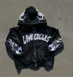 เสื้อสเวตเตอร์มีฮู้ดของผู้ชายแขนยาวผ้าฝ้าย100% มีฮู้ดสีพื้นมีซิปแบบลำลองฤดูใบไม้ร่วงใหม่ - Product Image 1