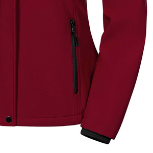 Chaqueta Softshell de lona para hombre, cuello levantado, cierre de cremallera, diseño estampado, impermeable, a prueba de viento, para exteriores, invierno, senderismo - Product Image 5