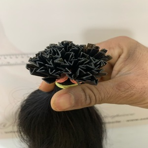 V Virgin Remy Premium Extensiones de cabello Flat Y I Tips Cutícula alineada Queratina Nail Pre-bonded Doble dibujado Estilo Onda natural - Product Image 1