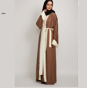 2025 nueva llegada moda impresa estilo Dubai señoras Abaya manga larga vestido musulmán Ramadán oración mujeres Abaya - Product Image 4