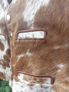 Dernier modèle personnalisé Gilet pour homme en cuir de vachette véritable de haute qualité/Gilet en cuir respirant pour homme - Product Image 3