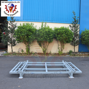 Estante plegable de acero resistente para almacenamiento eficiente en almacén Diseño plegable que ahorra espacio - Product Image 5