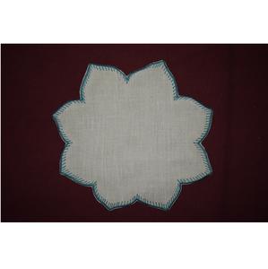 Mantel Individual de Yute con Borde Festoneado de 38 cm de Diámetro para Mesa de Comedor, Decoración del Hogar e Industria Hotelera, Venta Directa de Fábrica - Product Image 1