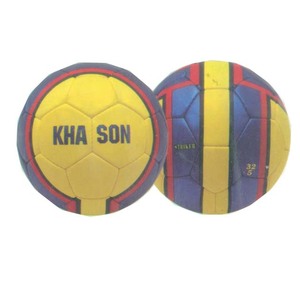 ลูกฟุตบอลหนัง PU ทนทานและกักเก็บอากาศได้สูงโลโก้ตามสั่ง - Product Image 5