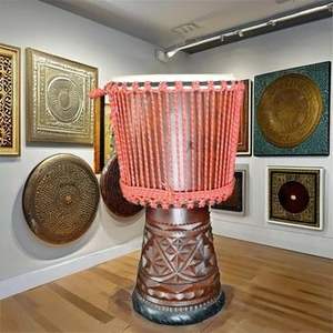 Solobeat Djembe กลอง B20ทำด้วยมือเกรดสูงระดับมืออาชีพคุณภาพฉิ่งเชือกทองแดงปรับขนาดเส้นผ่าศูนย์กลาง50.8ซม. - Product Image 6