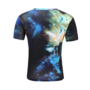 เสื้อกีฬาผู้ชายทรงโอเวอร์ไซส์ผ้าถักพิมพ์ลายเสื้อกีฬาแฟชั่นสำหรับใส่วิ่ง - Product Image 5