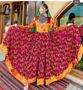 Robe régionale afghane de haute qualité pour femmes nouveau Design robe Kuchi afghane brodée à manches longues en bas quantité minimale de commande - Product Image 2