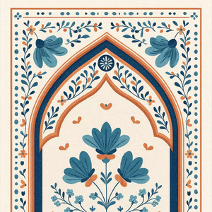 Noeuds tapis touffeté à la main laine Janamaz tapis pour Masjid et mosquée turc marocain arc Design rouge vert bleu couleur forhome masjid - Product Image 4