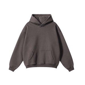 เสื้อมีฮู้ดแบบซิปสำหรับทั้งชายและหญิงเสื้อสเวตเตอร์ขนสัตว์โอเวอร์ไซส์ออกแบบได้ตามต้องการ - Product Image 3