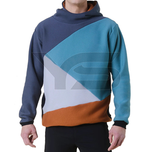 Sudadera con capucha de moda para hombre con colores mezclados Suministro de invierno ODM Patrón sólido Cuello con capucha - Product Image 1
