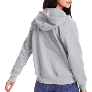 Sudaderas con capucha de mujer Deporte Color sólido Sudaderas con capucha venta al por mayor pesado en blanco más tamaño OEM Diseño Más vendidos Sudaderas con capucha - Product Image 2
