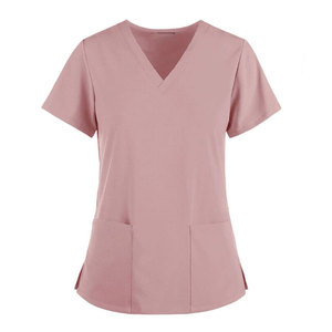 ยูนิฟอร์ซ เอ็นเตอร์ไพรส์ เสื้อสครับสำหรับผู้หญิงคุณภาพพรีเมียมสั่งตัดได้ตามต้องการ สำหรับฤดูร้อน ผลิตจากผ้าแคนวาสผสมสแปนเด็กซ์ ป้องกันการเกิดการเสียดสี - Product Image 2
