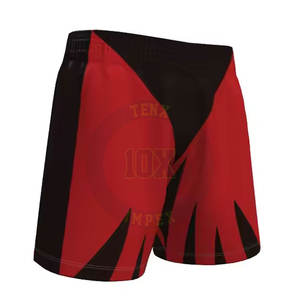 Short de crosse personnalisé avec tissu à séchage rapide à la taille élastique et short de crosse à logo d'équipe personnalisé - Product Image 2