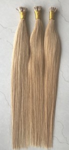 Wholesale 20 Inch Unprocessed Remy Virgin Cuticle Aligned I Tips No 27 <b>Silky</b> Shine Straight Wave Bundle Human Hair Extension - Product Image 3