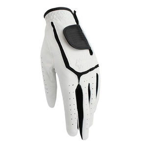 Gants de Golf en peau de mouton respirants hommes main gauche/droite en cuir véritable souple avec granules antidérapants gants de Golf pour hommes Logo personnalisé - Product Image 3