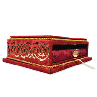 Coran avec support de lecture Rahle, coffret cadeau islamique pour l'Aïd et le Ramadan, en carton imprimé offset
