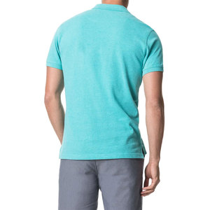 เสื้อเชิ้ตแขนสั้นผู้ชายสำหรับฤดูร้อน จัดส่งรวดเร็ว ลายปักโลโก้ด้านหน้า ผ้าสแปนเด็กซ์/คอตตอน เป็นมิตรกับสิ่งแวดล้อม - Product Image 2