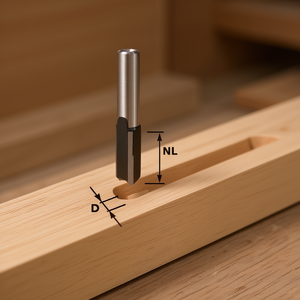 Fraise à rainurer Festool HW S8 à pointe en carbure - Product Image 3