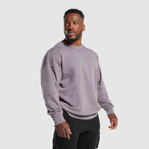 Sudadera Unisex Extra Grande de Cuello Redondo, Bordada, de Algodón y Poliéster de 300 g/m², en Colores Personalizados al por Mayor - Product Image 2