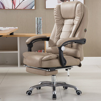 Chaises de bureau ergonomiques en cuir PU, pivotantes et inclinables, pour dirigeants et managers, prix bas, mobilier moderne
