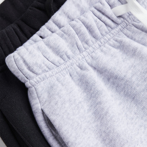 Venta al por mayor de algodón de verano para niños gimnasio Joggers recto-estilo sólido patrón de punto pantalones de chándal para niños ODM Supply - Product Image 4