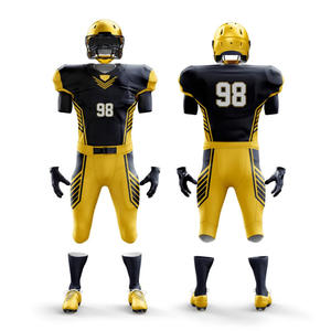 Uniformes de football américain respirants les plus demandés en gros vêtements de sport d'équipe personnalisés de haute qualité avec service OEM - Product Image 1