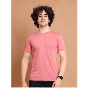 Venta caliente Camiseta básica de media manga con cuello redondo para todo el día Comodidad Estilo versátil y moda sin esfuerzo para hombres - Product Image 1