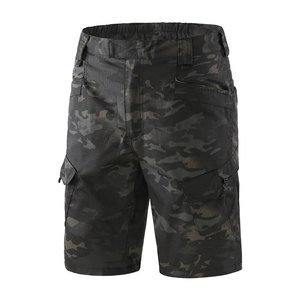 Nouveautés d'été : Shorts cargo unis pour hommes, multi-poches, en coton, décontractés, taille mi-haute, séchage rapide, anti-UV, très demandés - Product Image 4