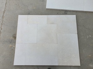 Marbre beige sablé brossé 20x20cm, petits échantillons, pavés de sol extérieur, pavés de voie d'accès, fabriqués en Turquie, décorations de jardin extérieur - Product Image 4