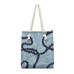 Hawaiian Kukui Nut <b>Tree</b> Lady Tote <b>Bag</b> Print on Demand Dropship Vacation Handbag Elegant Practical Rope Shopping <b>Bag</b> for Women - Product Image 1