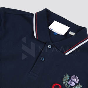 Polos deportivos de color sólido suaves y cómodos que absorben la humedad, Polo de alta calidad con logotipo personalizado, novedad - Product Image 6
