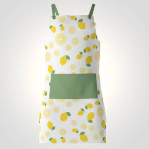 Delantal de Cocina de Algodón Estampado Unisex con Ajuste Ajustable y Bolsillo Delantero para Chef - Product Image 1