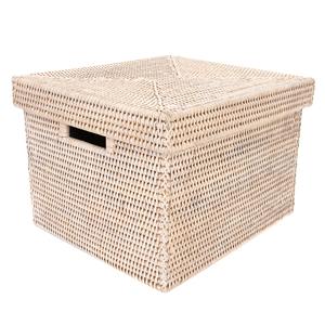 Boîte de rangement avec couvercle, boîte de rangement artisanale, écologique, naturelle, décoration intérieure et extérieure, vente en gros du Vietnam - Product Image 2