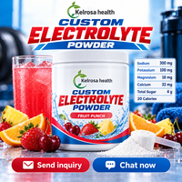 Poudre d'électrolytes pour boisson sportive, complément nutritionnel OEM, poudre d'hydratation avec magnésium pour la santé intestinale