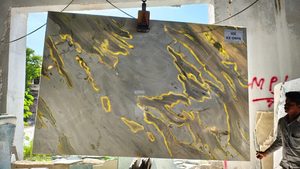 Dalles de marbre polies/affûtées, surface de 20 mm/30 mm, imperméables, modernes, pour villa, comptoir de salle à manger, plan de toilette, mur, design d'intérieur - Product Image 2