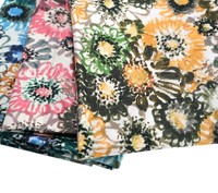 Tissu imprimé floral en popeline 100 % coton DM, motifs de roses, pour robes, jupes, textiles de maison, vêtements pour bébés filles