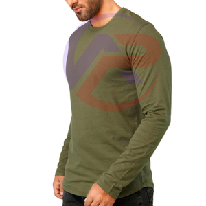 บริการ OEM เสื้อยืดผู้ชายผ้าโพลีเอสเตอร์ผ้าฝ้ายแห้งเร็วและระบายอากาศได้ดีพิมพ์ลาย - Product Image 1