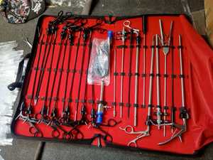 New Arrival phẫu thuật nội soi Kit với dụng cụ thép nội soi ổ bụng kẹp kéo Grasper disector Kim Chủ - Product Image 5