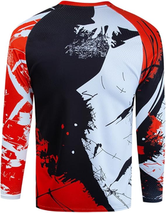 Maillot de motocross en polyester personnalisé, dernier modèle, pour adultes, vêtements exclusifs pour la course automobile et moto - Product Image 3