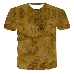 เสื้อยืดคอกลม 3d พิมพ์ Street แฟชั่น T เสื้อผู้ชายผู้หญิง Cool รูปแบบบทคัดย่อสปอร์ตระบายอากาศออกกําลังกายแขนสั้น - Product Image 3