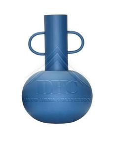 แจกันดอกไม้ทำด้วยมือทำจากโลหะสีเหลืองที่มีรูปทรงโดดเด่นและโดดเด่น - Product Image 6