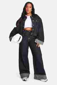 Veste en jean pour femmes sur mesure en gros 2025, veste en jean en coton d'hiver unie pour femmes, taille plus, service OEM, respirante - Product Image 5