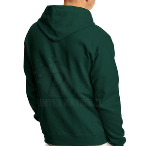 Streetwear surdimensionné vente en gros de vêtements à capuche pour hommes sweats à capuche en coton à fermeture éclair personnalisée - Product Image 2