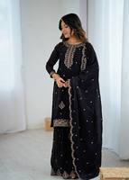 Setelan Atasan dan Dupatta TENNECY untuk Wanita, Bahan Rayon Lembut, Panjang Selutut, Siap Pakai, Anti Kusut, Bolak-Balik, Cocok untuk Diwali