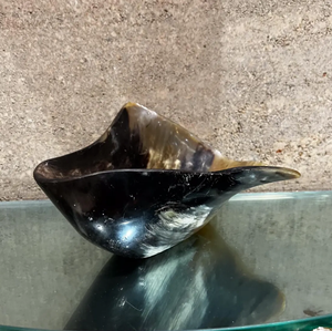 Bol de service en corne au design fantastique en vrac ustensiles de cuisine personnalisés style table à manger décor maison et cuisine bol à salade et fruits 2024 - Product Image 1