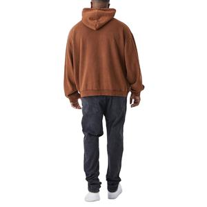 เสื้อฮู้ดดี้และเสื้อสเวตเชิ้ตผู้ชาย ผ้าฟลีซสั่งทำพิเศษ 500gsm ผ้าฝ้าย 100% หนานุ่ม ทรงโอเวอร์ไซส์ ชุดสเวตเชิ้ตเปล่า ผ้าฝ้ายผสม - Product Image 2